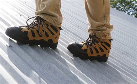 shoes for metal roof work